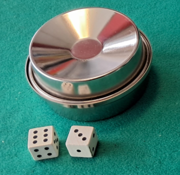 Sure Shot Dice Box (Metall-Version)